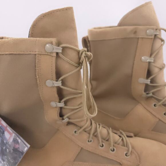 NEW w TAGS Rocky 782 Hot Weather Army Combat Boots 11 M Desert Tan Vibram Sole - Picture 5 of 10